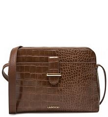 Torebka listonoszka Lasocki brązowa
