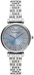 Zegarek Emporio Armani  srebrny damski AR11594