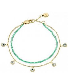 Bransoletka Fossil  złota JA7284710