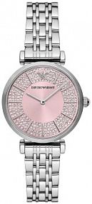 Zegarek Emporio Armani  srebrny damski AR11686