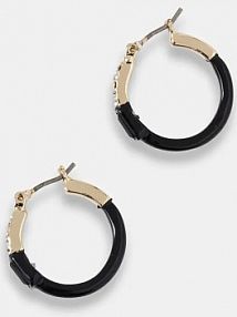 Kolczyki DKNY  czarne 04G00842