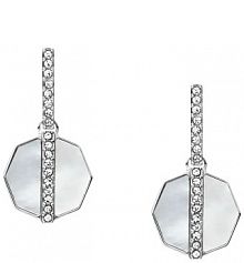 Kolczyki Fossil  srebrne JF04911040