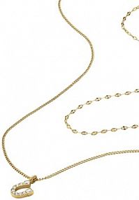 Naszyjnik Fossil  złoty JF04906710