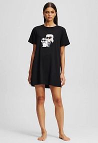 Piżama Karl Lagerfeld  czarna damska A3W45007