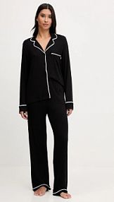 Piżama DKNY  czarna damska YI90092