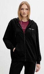 Bluza rozpinana Armani Exchange  czarna damska XW001452.AF10