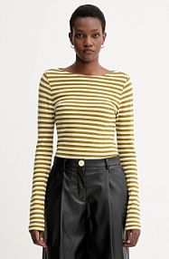 Longsleeve Marc O'Polo  zielony damski M09219652597