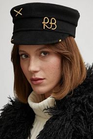 Kaszkiet RUSLAN BAGINSKIY  czarny KPC033.W.PRS.