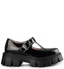 Półbuty sznurowane Altercore  czarne damskie JANE.BLACK.PA