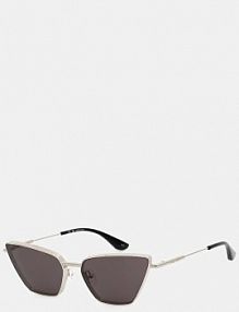 Okulary alexander mcqueen  srebrne damskie AM0501S