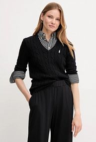 Sweter Polo Ralph Lauren  czarny damski 211971870