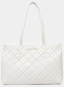 Torebka shopperka Valentino Bags  biała VBS3KK10R