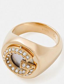 Pierścionek Guess  złoty JUBR05.439JW