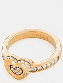 Pierścionek Guess  złoty JUBR05.464JW