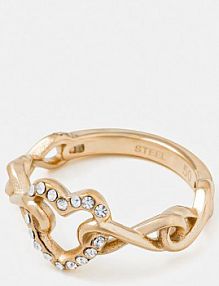 Pierścionek Guess  złoty JUBR05.532JW