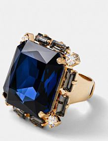 Pierścionek Luisa Spagnoli  granatowy 542678