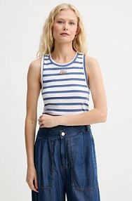 Top MUNTHE  niebieski damski 252111525264