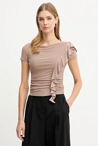 Bluzka Guess  brązowa damska W5YP08.KCZC2