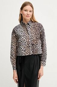 Koszula z długim rękawem Oui  czarna 93894