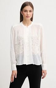 Koszula z długim rękawem Hoss Intropia  biała 6282669