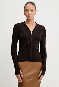 Kardigan Victoria Beckham  brązowy 1325KTP006406