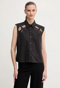 Koszula DKNY  czarna damska P5DM0B45