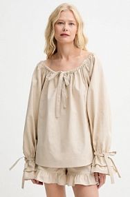Bluzka The Sleeper  beżowa damska CHBL06P017N