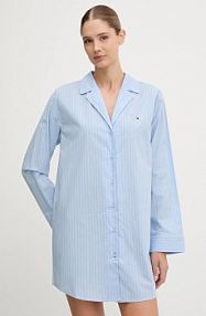 Piżama Tommy Hilfiger  niebieska damska UW0UW06082