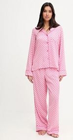 Piżama DKNY  różowa damska YI80061