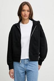 Bluza rozpinana Calvin Klein  czarna damska LV044C211G