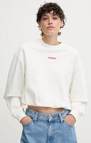 Bluza przez głowę Tommy Jeans  biała DW0DW20947