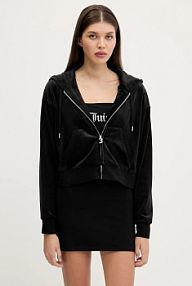 Bluza rozpinana Juicy Couture  czarna damska JCBAS225801