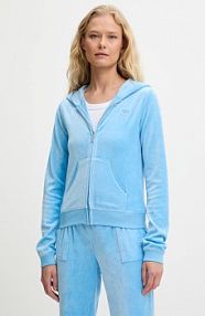 Bluza rozpinana Juicy Couture  niebieska damska JCSEBJ007