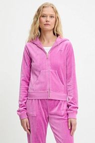 Bluza rozpinana Juicy Couture  różowa damska JCSEBJ007G