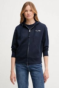 Bluza rozpinana Tommy Hilfiger  granatowa damska WW0WW45742