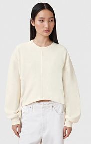 Bluza przez głowę AllSaints  beżowa W214JC