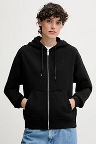 Bluza rozpinana Calvin Klein Jeans  czarna damska LV047B237G