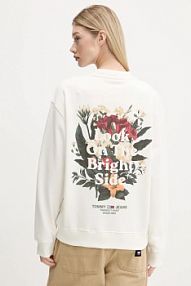 Bluza przez głowę Tommy Jeans  beżowa DW0DW21368