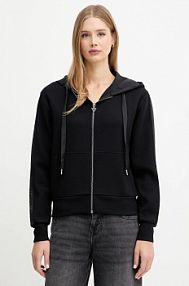 Bluza rozpinana Guess  czarna damska W5YQ05.KBYE2