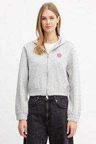Bluza rozpinana pinko  szara damska 104227.A2TL