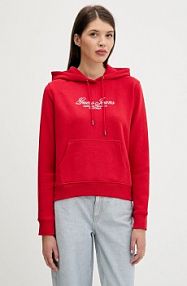 Bluza przez głowę Guess Jeans  czerwona W5YQ13.K68I4