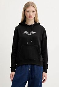 Bluza przez głowę Guess Jeans  czarna W5YQ13.K68I4