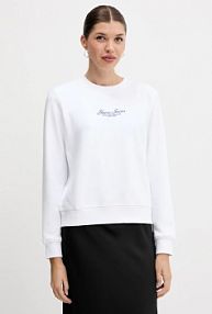 Bluza przez głowę Guess Jeans  biała W5YQ28.KCPR1