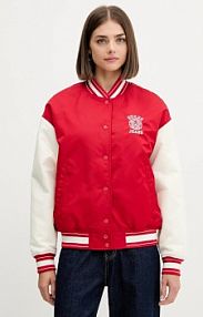 Kurtka przejściowa Guess Jeans  czerwona damska W5YL15.WHAA2