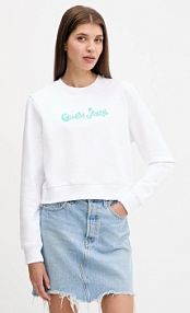 Bluza przez głowę Guess Jeans  biała W5YQ15.K68I4