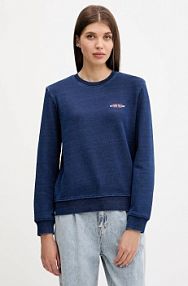 Bluza przez głowę Guess Jeans  granatowa W5YQ22.KCXQ1