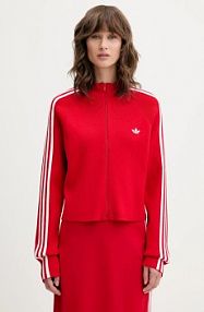 Kardigan adidas Originals  czerwony JY2598
