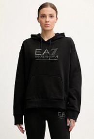 Bluza przez głowę EA7 Emporio Armani  czarna AF10377.7W000