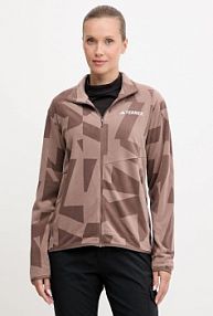 Bluza rozpinana adidas Terrex  brązowa damska JN0997
