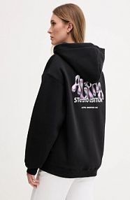 Bluza przez głowę alpha industries  czarna 156042.03